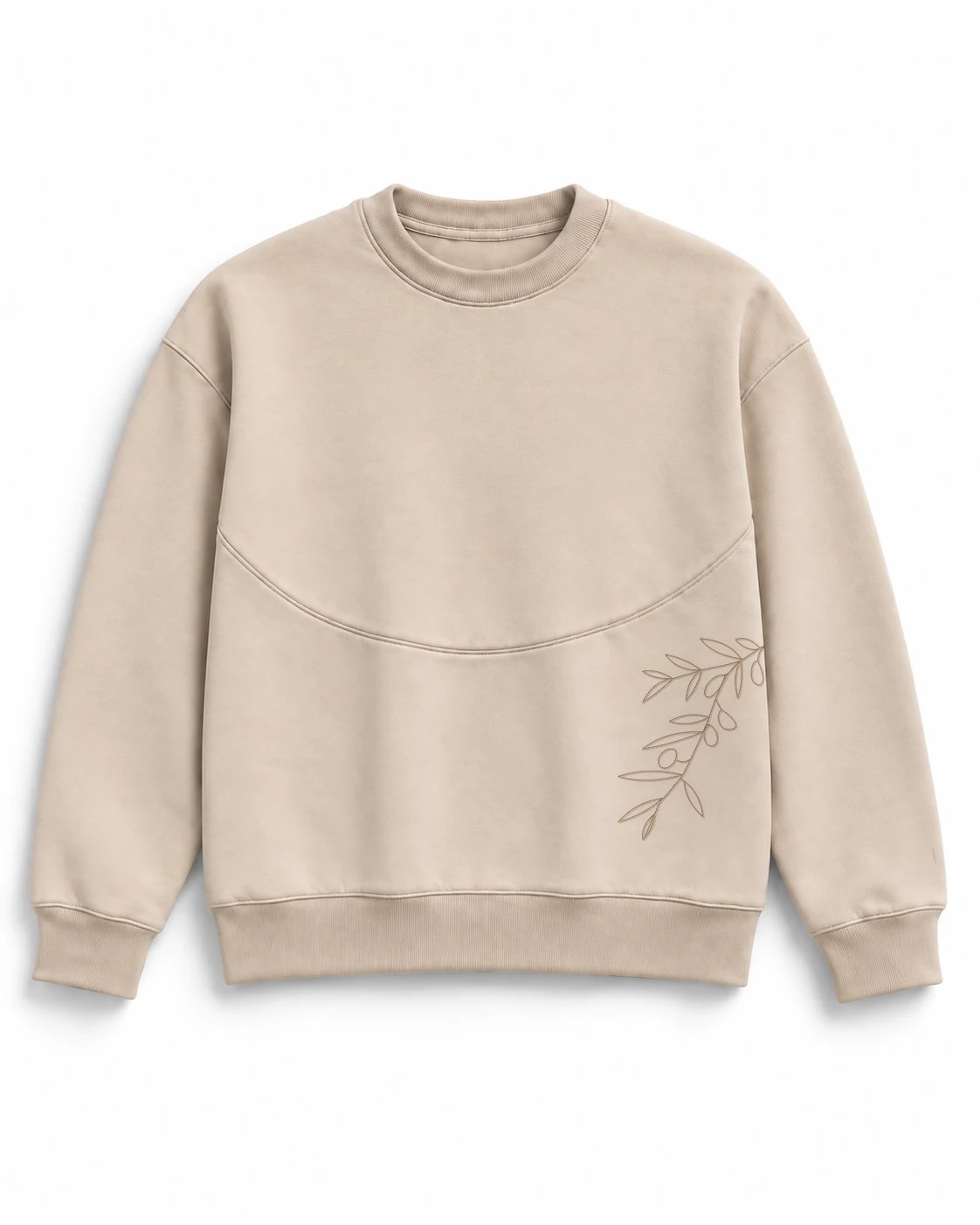 Olives Sweater 1, beige, front product view