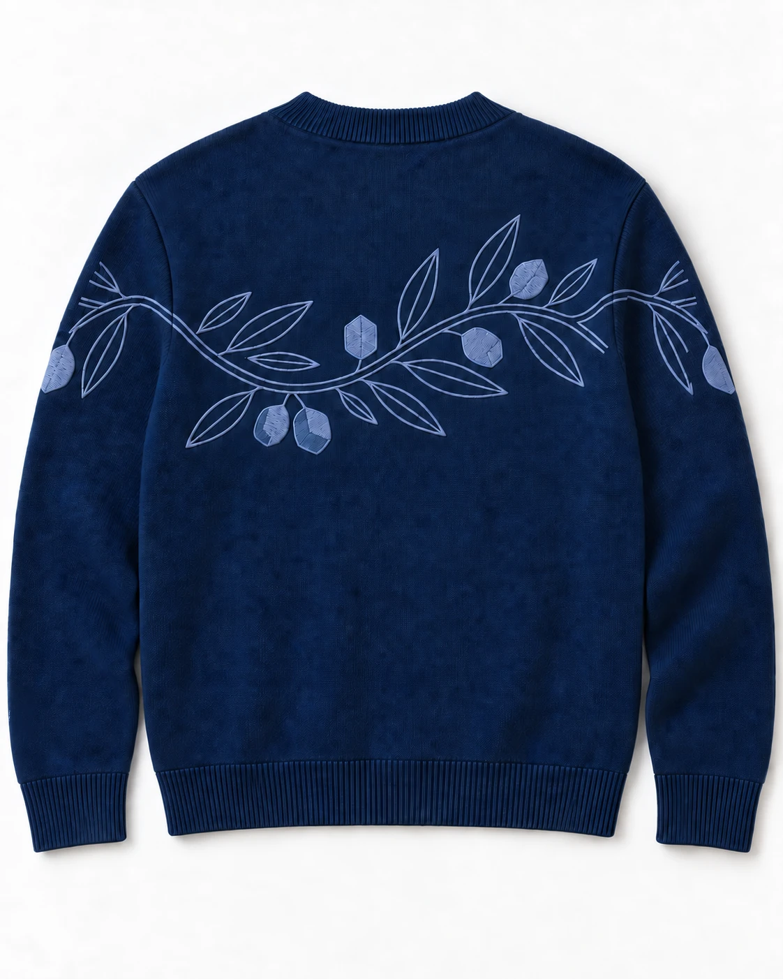 Olives Sweater 2, navy, back product view